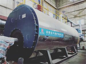 陕西某物业公司供暖用20吨燃气热水锅炉