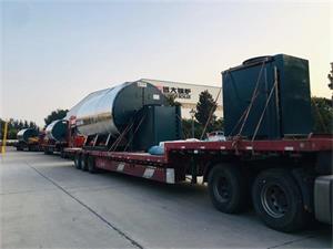 3台8吨燃气锅炉发往新疆喀什