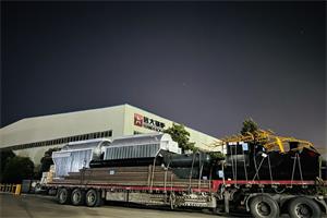 2台2吨DZH型生物质蒸汽锅炉出口肯尼亚