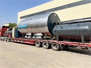 WNS型10吨燃气蒸汽锅炉发往辽宁营口